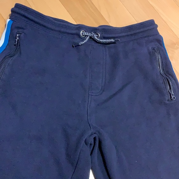 Boys Gymboree Terry Navy Blue joggers- size L (10/12) - Picture 2 of 9